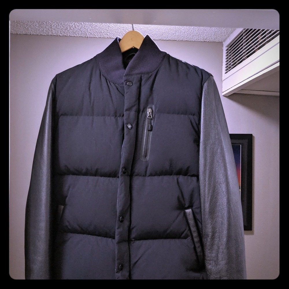 Nike Varsity Black Insulated Jacket Men's Medium